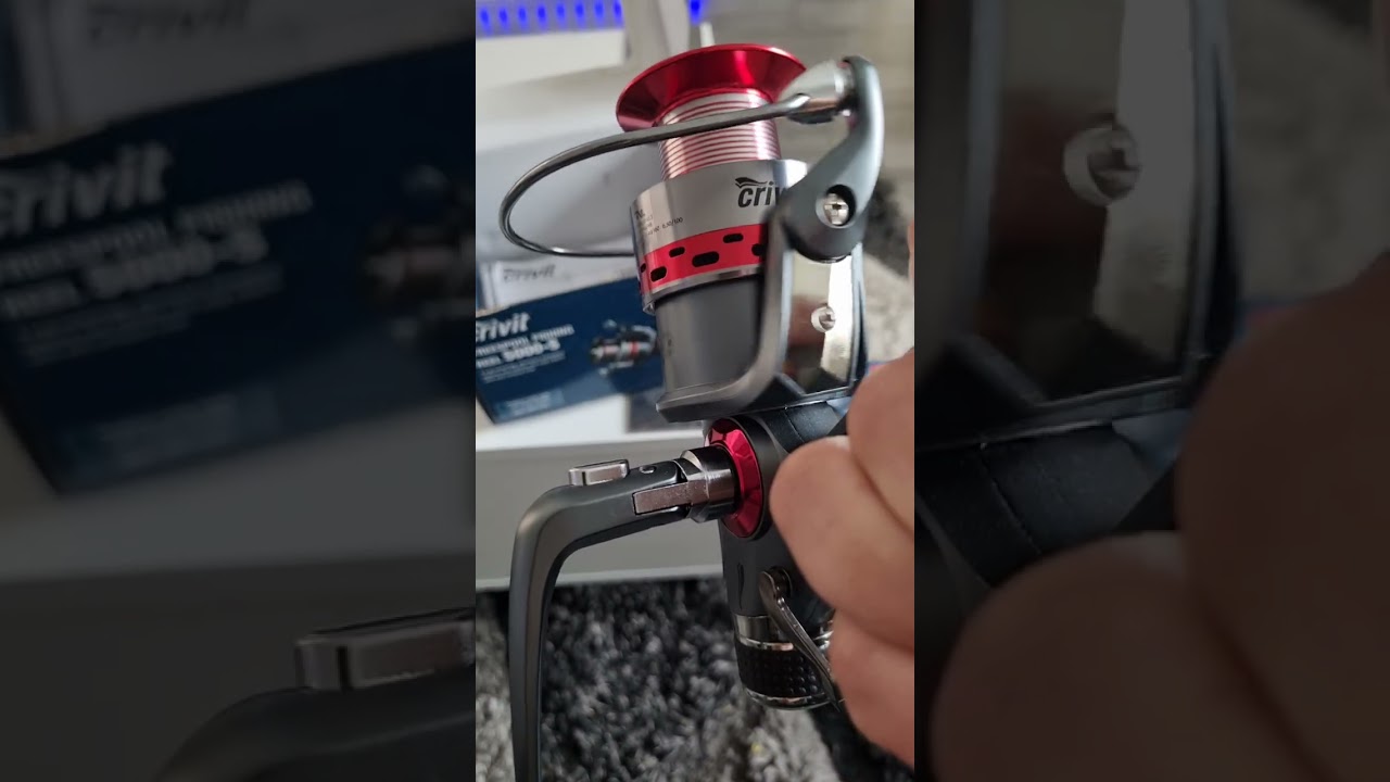 review of crivit freespool fishing reel 5000 from lidl POBSE
