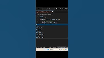 PHP Right Angle Triangle Pattern | Star Pattern in PHP