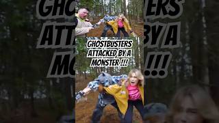 GHOSTBUSTERS get attacked and bit by a MONSTER… what is this?! #ghostbusters #monster #werewolf