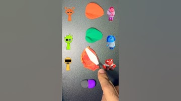 Sprunki Vs Inside Out | Character Color Mix | #satisfying #art #shorts