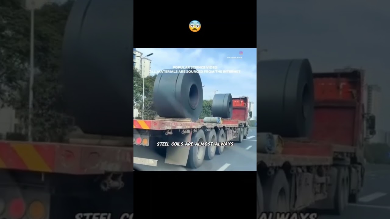 “🚛 Secure Your Load, Save Lives! | Rolling Material Transport Safety ⚠️”
