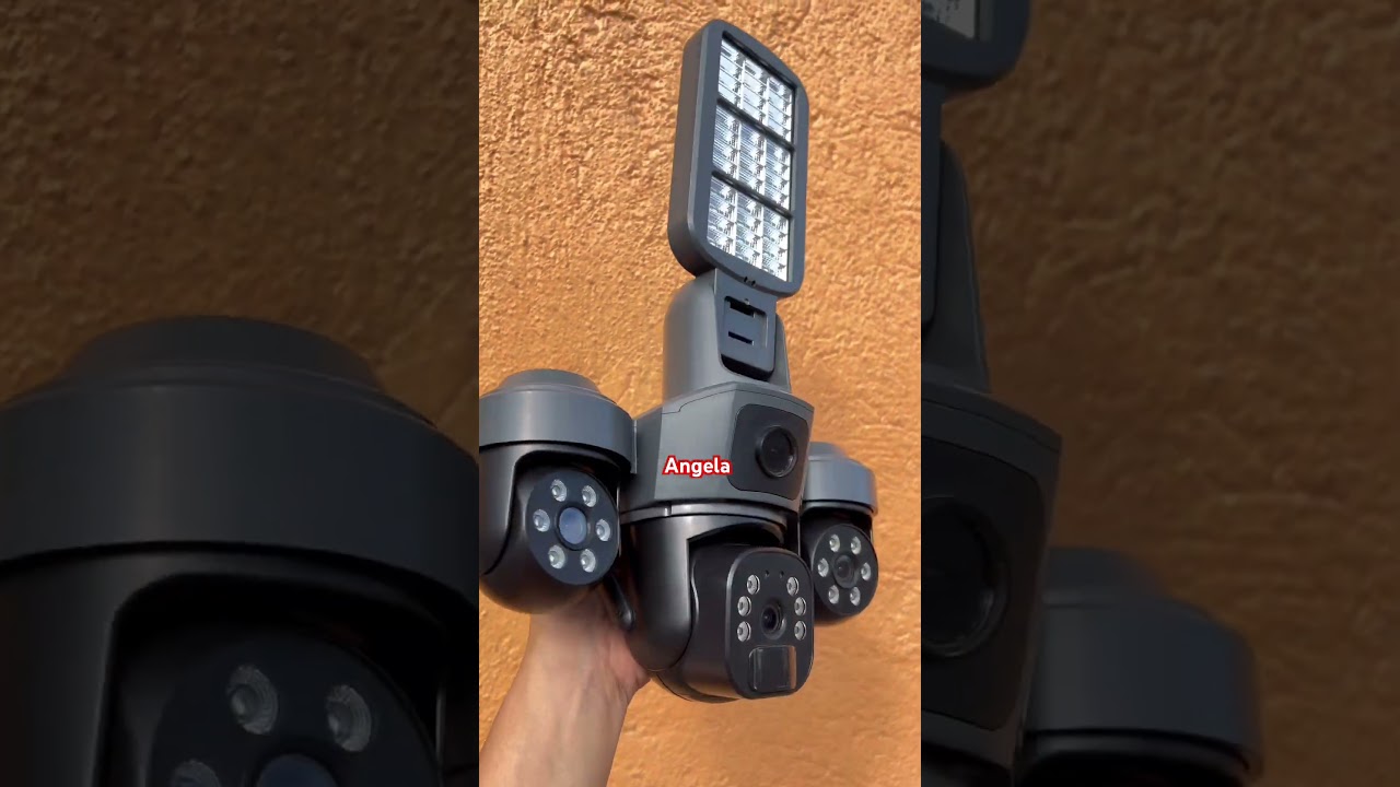 3-линзовая солнечная система видеонаблюдения 