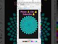 How to Create a Mandala Art Design in CorelDRAW #mandala #logo #weddingcard #drawing #youtubeshorts