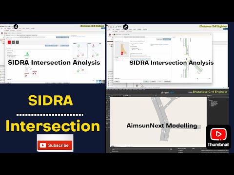 Learn SIDRA Intersection Analysis|Step-by-Step Case Study for Chhophel ...