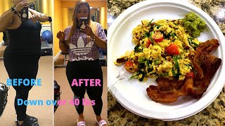 WHAT I EAT IN A DAY TO LOSS WEIGHT I LOSE OVER 40 LBS