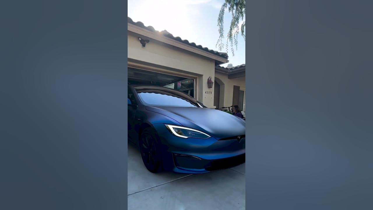 Tesla Model Y wrapped in kpmf matte mythos red🥀 #satx #sanantonio