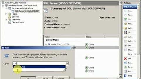 Change IP address in SQL cluster