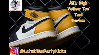 Air Jordan 1 Yellow Toe Taxi Review Retail