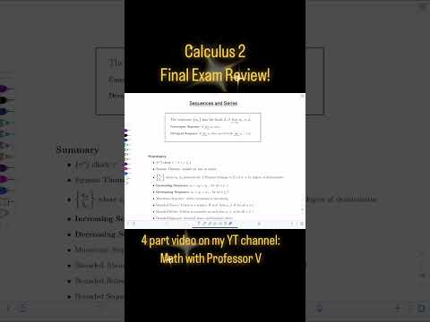Calculus 2 COMPREHENSIVE
