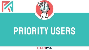 HaloPSA | Priority Users