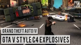 GTA IV - C4 Explosive GTAV Style