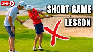 If You Fat or Thin Chip Shots You Need To Watch This - Live Golf Lesson