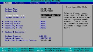 BIOS (Basic Input-Output System) Configuration