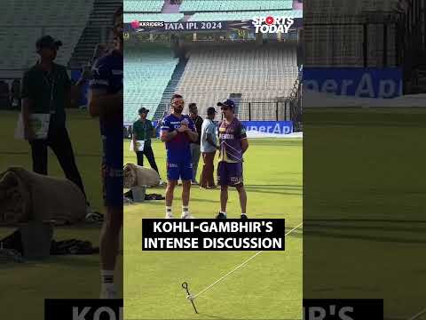 Virat Kohli-Gautam Gambhir engage in animated conversation before KKR vs RCB Eden clash
