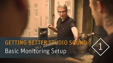 Getting Better Studio Sound, KH 80 DSP - Part 1: Basic Monitoring Setup