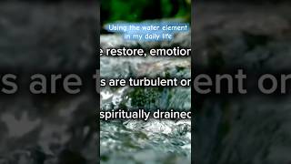 The Water element #water #elementalfoundations #mysticalmusings #misscoolalasmysticalmusings