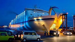 Riding Overnight Private Cabin Cruise Ferry in Japan