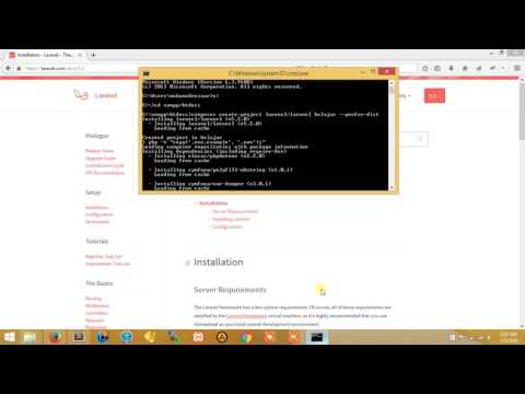 Cara Instal Laravel Dengan Composer  