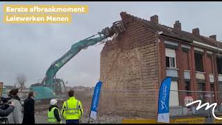 Eerste Afbraakmoment Leiewerken