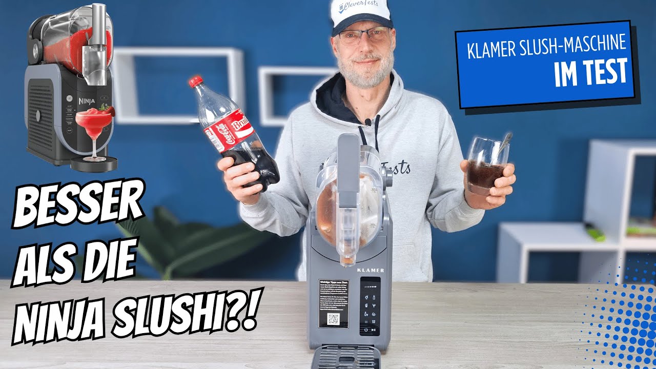 Klamer Slush Maschine im Test 🍧Schlägt sie die Ninja Slushi?