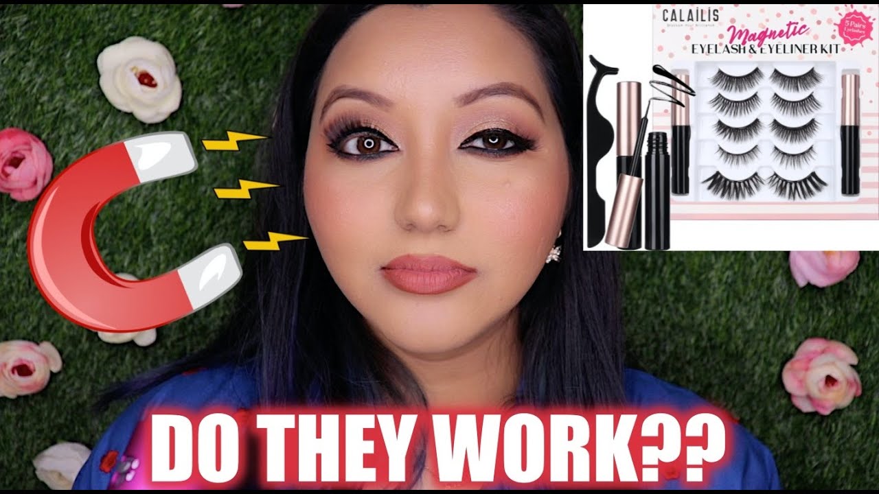 Testing Lashes Calailis Eyelash & Eyeliner Review YouTube