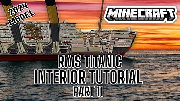 Minecraft: RMS Titanic Interieur Tutorial (2024 Model) Deel 11