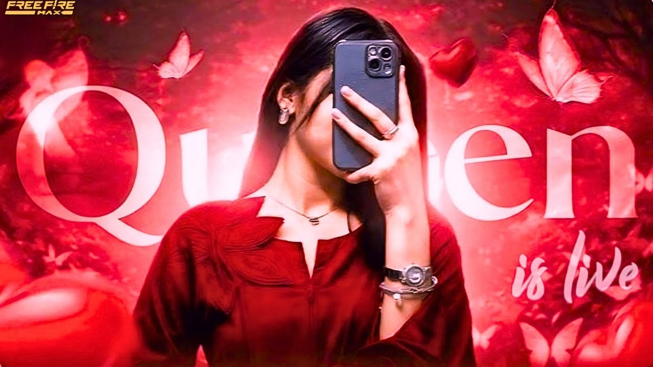 QUEEN GIRL LIVE RANK PUSH🚀❤️‍🔥| FREE FIRE LIVE WITH QUEEN GIRL ❤️‍🔥| ROAD TO 50K SUBS