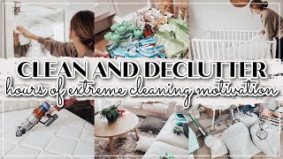 EXTREME CLEANING, DECLUTTERING, AND ORGANIZING MARATHON | days of speed cleaning | MESSY TO MINIMAL