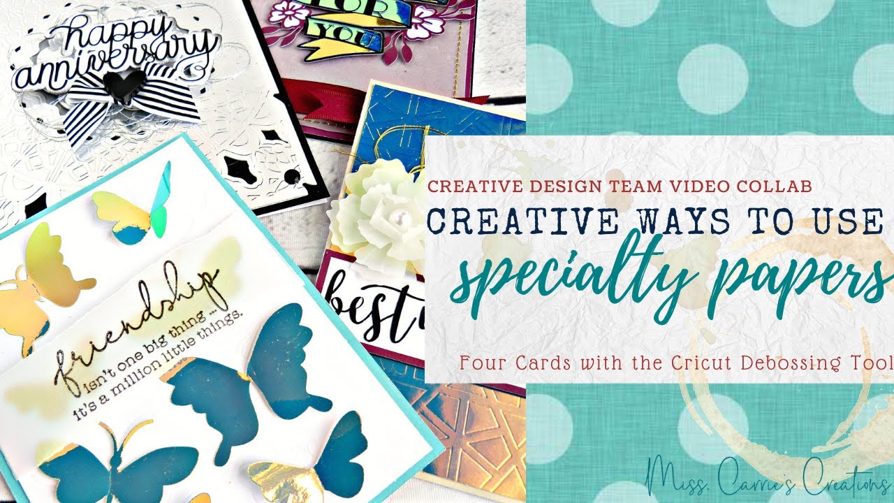 Emboss and Deboss with Your Cricut Maker 