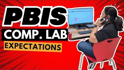 PBIS Computer Lab Expectations