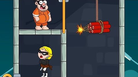 Prison Pin Rescue Gameplay Level Solution Pull The Pin/ Pull Him Out