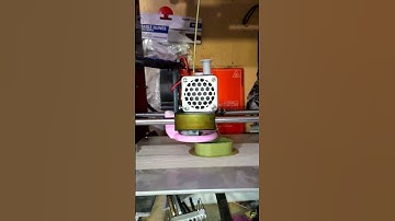 Time-lapse of Anet A6 printing Chinese grinder battery lower case replacement part. #3dprintedparts