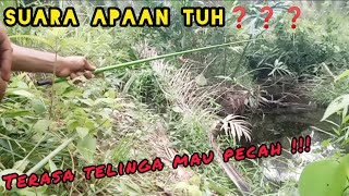 suara yang sangat berisik mengganggu orang yang sedang memancing