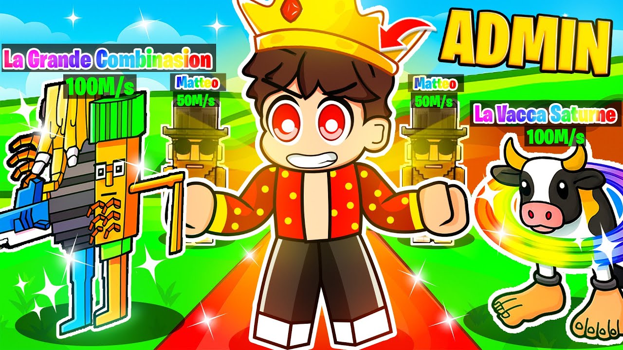 I Became ADMIN And Spawned The ULTIMATE GOD BRAINROTS😍 in Steal A Brainrot Roblox