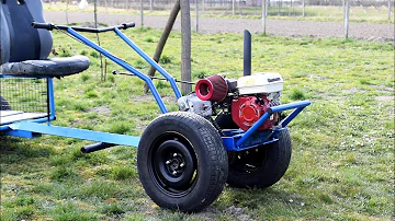 Homemade 6.5 HP Motocultivator from Car Parts