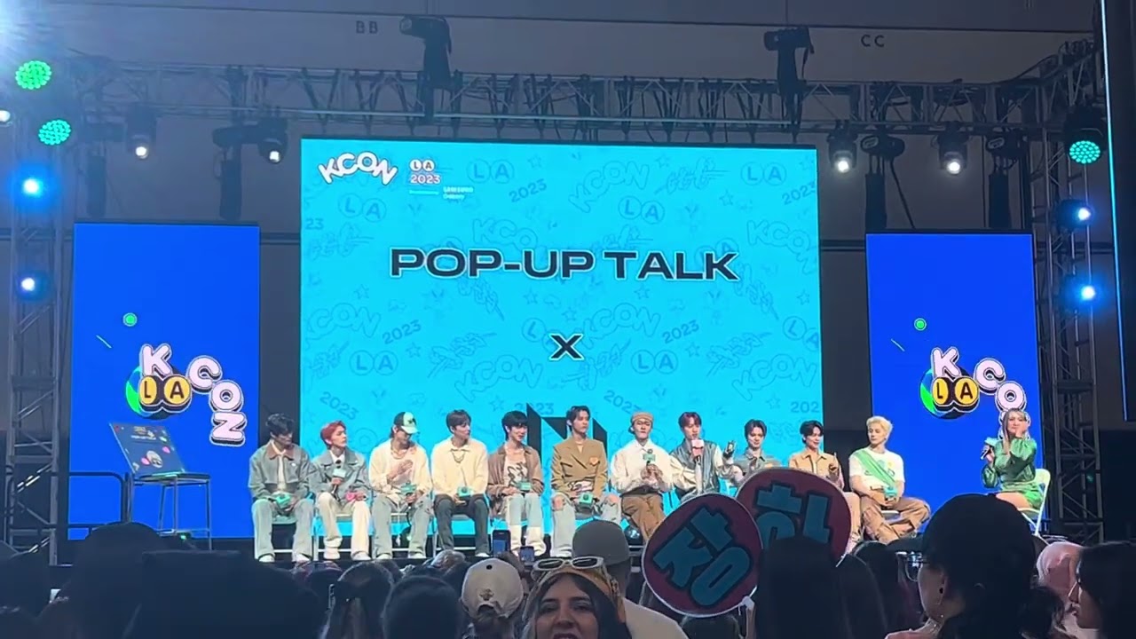 KCON LA 2023 INI Pop Up Talk