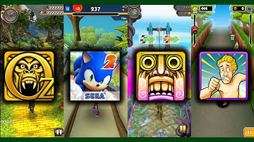 Temple Run Oz Vs Sonic Dash 2 Sonic Boom Vs Temple Run 2 Holi Festival Vs Streaker Run Endless Run