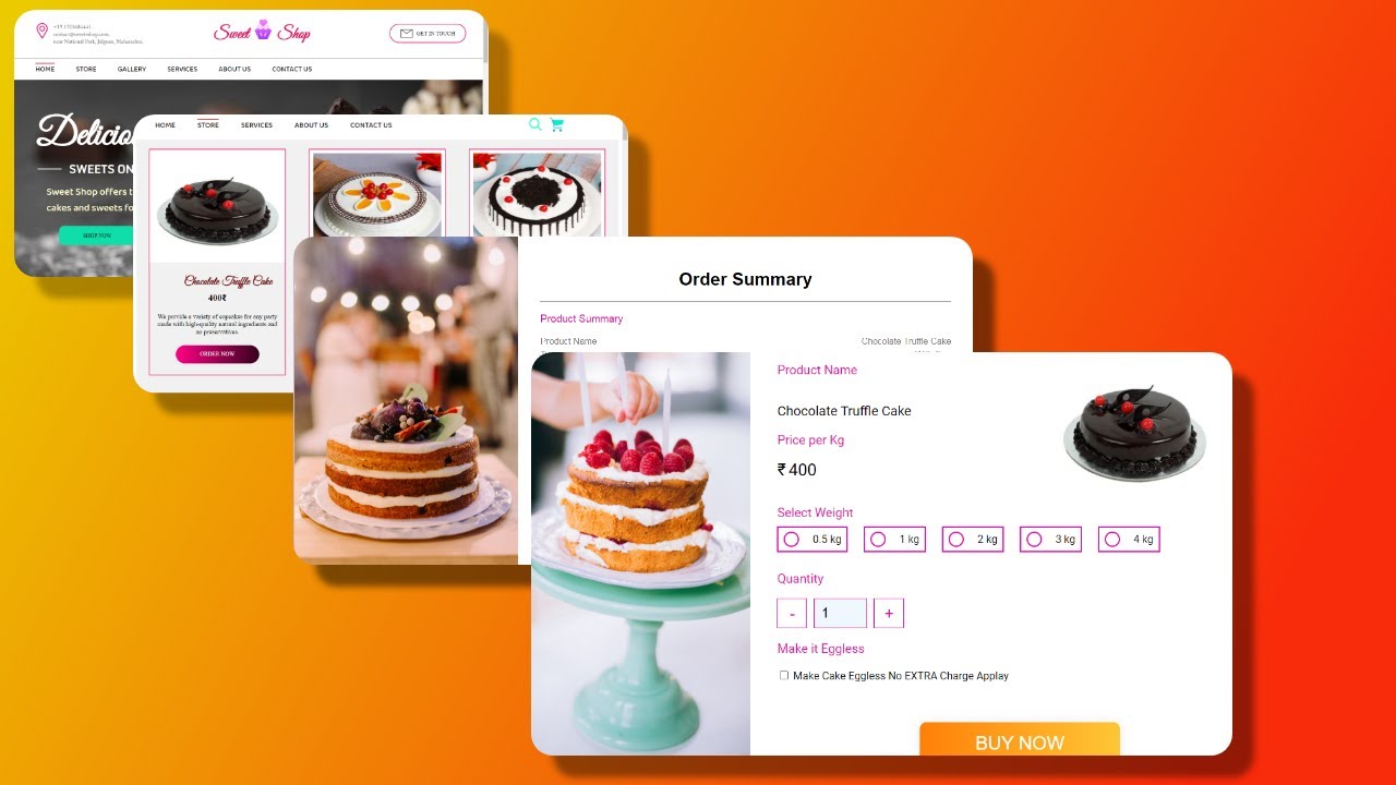How to make | Store Website | E-commerce Website in HTML | CSS ...