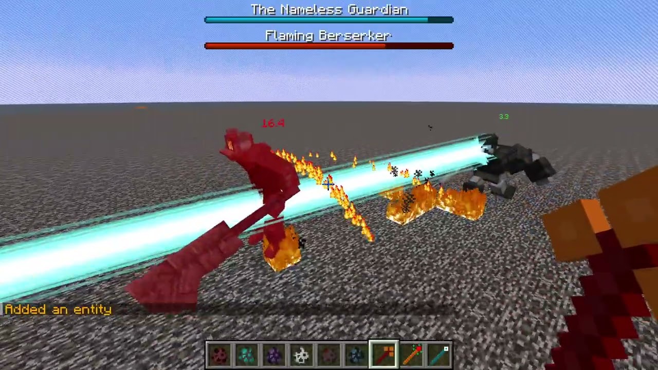 The Nameless Guardian vs strong bosses