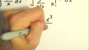 Integrating a Function as a Power Series