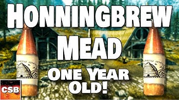 Honningbrew Mead (Elder Scrolls Cookbook) One Year Tasting - TWO VERSIONS!