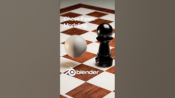 Blender Chess Pawn Modeling               #blender #blender3d #b3d #blendertutorial #3d #3dart