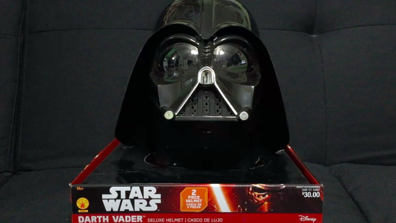 Alarmerend overstroming oorlog Darth Vader Rubie's Costumes Two-Piece Helmet Review - YouTube