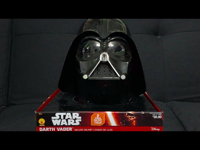 Darth Vader Rubie's Costumes Two-Piece Helmet Review - YouTube