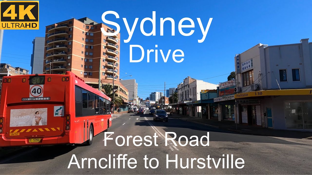 Driving Forest Road | Arncliffe to Hurstville | Sydney Australia