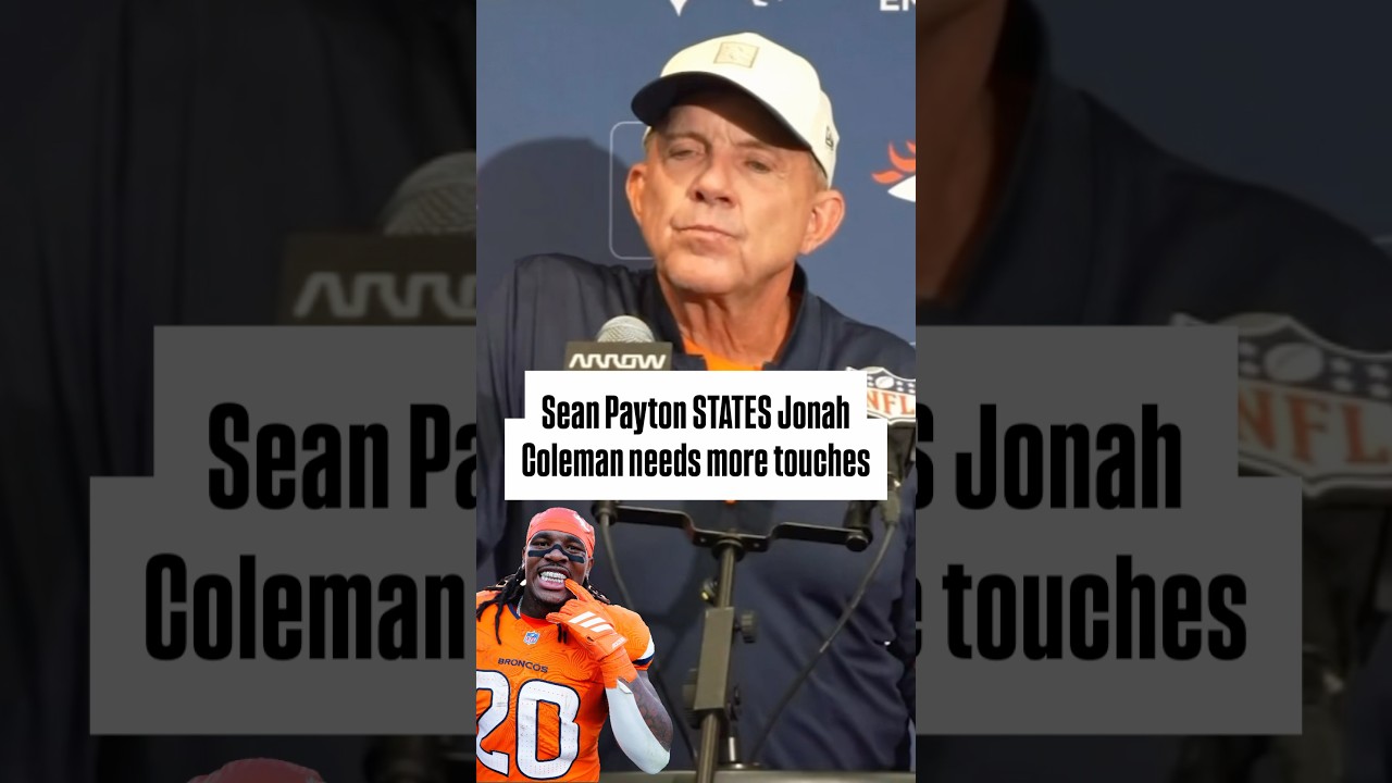 Coleman got to get MORE Touches 👀