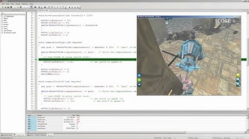 Robot Virtual Worlds: AnemoBot Traveling through The Ruins of Atlantis
