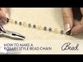 How-To Make Rosary Style Bead Chain - Bead House