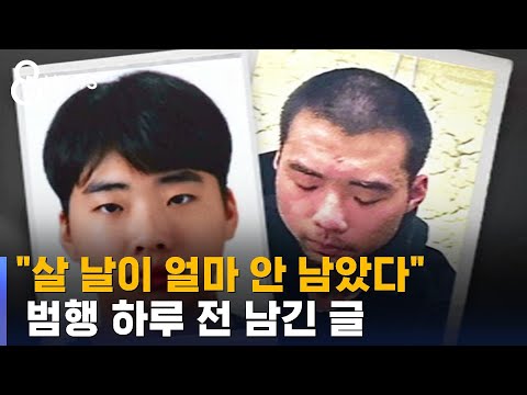   서현역 흉기 난동범은 22살 최원종 검거 때 얼굴 공개 SBS 8뉴스