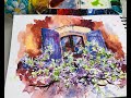 Watercolor Tip: How to Paint Window with Wisteria Webinar